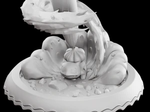 Bulbasaur sculpt for zbrush 3D Model