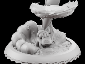 Bulbasaur sculpt for zbrush 3D 모델
