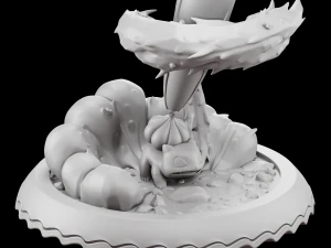 Bulbasaur sculpt for zbrush 3D Model