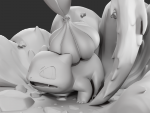 Bulbasaur sculpt for zbrush 3D 모델