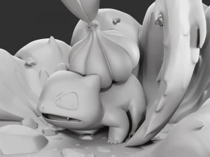 Bulbasaur sculpt for zbrush 3D Model
