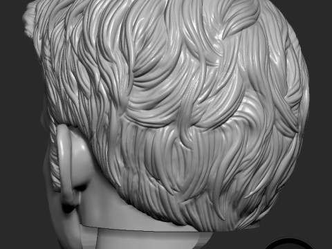 Chris Evans Captain America 3D printable for action figures Model Cetak 3D