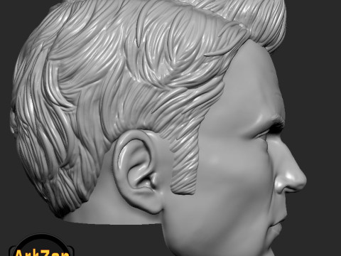 Chris Evans Captain America 3D printable for action figures Model Cetak 3D
