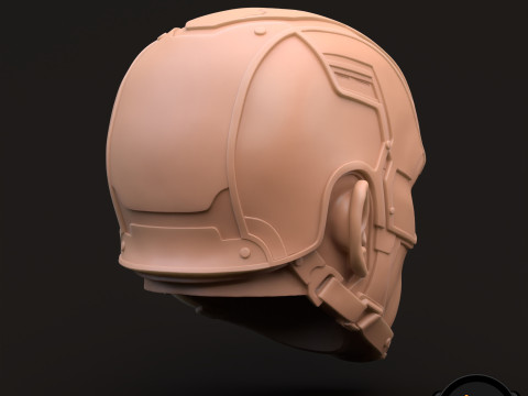 Captain America Steve Rogers 3D printable for action figures 3D 打印模型