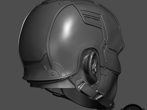 Captain America Steve Rogers 3D printable for action figures 3D 打印模型