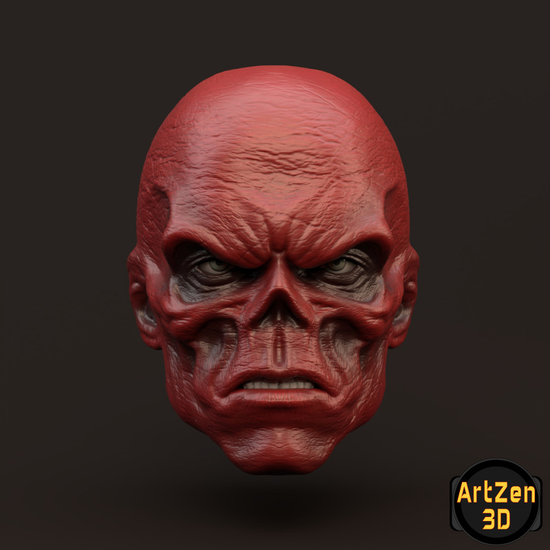 RedSkull Johann Shmidt 3D printable for action figures 3D Print Model .c4d .max .obj .3ds .fbx .stl .blend 