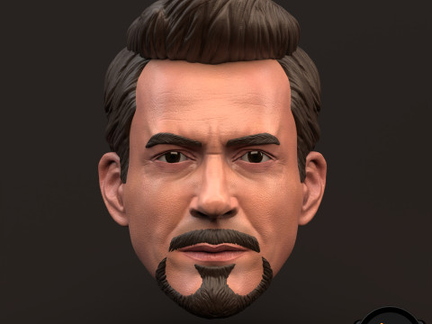 Tony Stark Iron Man 3D printable for action figures 3D-printmodel