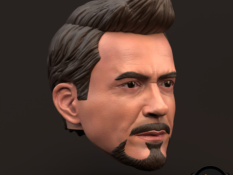 Tony Stark Iron Man 3D printable for action figures 3D 打印模型