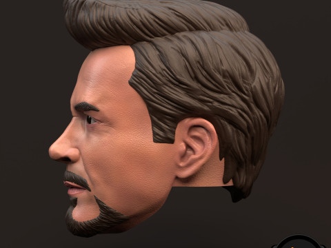 Tony Stark Iron Man 3D printable for action figures 3D 打印模型