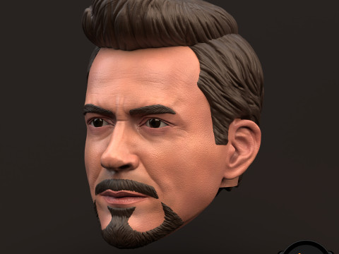 Tony Stark Iron Man 3D printable for action figures 3D 打印模型