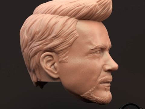 Tony Stark Iron Man 3D printable for action figures 3D 打印模型