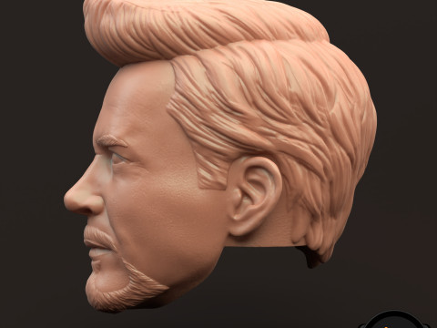 Tony Stark Iron Man 3D printable for action figures 3D 打印模型