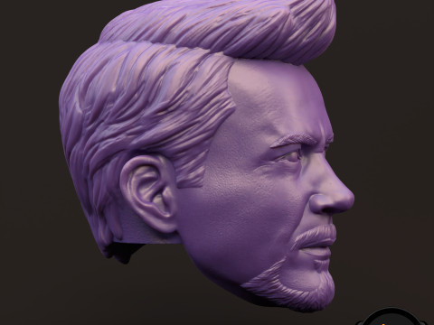 Tony Stark Iron Man 3D printable for action figures 3D 打印模型