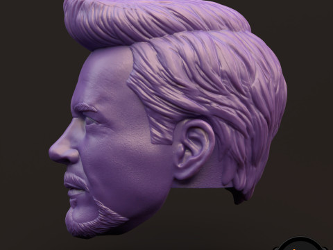 Tony Stark Iron Man 3D printable for action figures 3D 打印模型