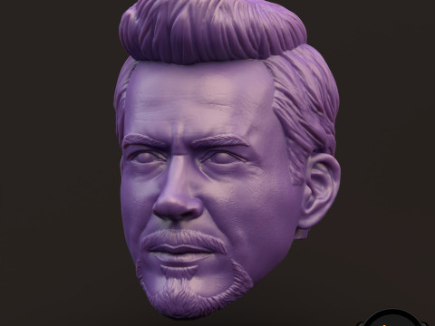Tony Stark Iron Man 3D printable for action figures 3D 打印模型