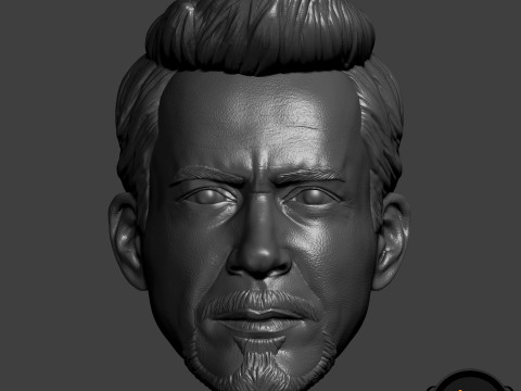 Tony Stark Iron Man 3D printable for action figures 3D 打印模型