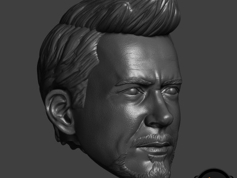 Tony Stark Iron Man 3D printable for action figures 3D 打印模型