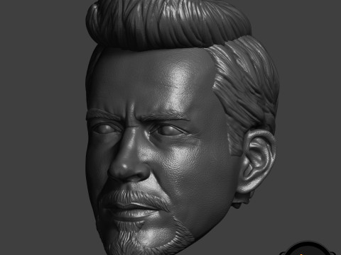 Tony Stark Iron Man 3D printable for action figures 3D 打印模型