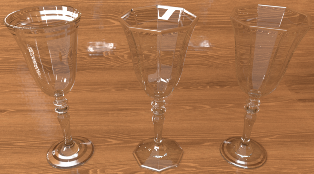 wineglass 3D Model .c4d .max .obj .3ds .fbx .stl .blend 