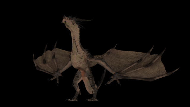 dragon 3D Model .c4d .max .obj .3ds .fbx .stl .blend 