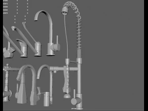 crane collection 3D Model