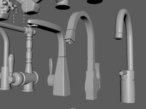 crane collection 3D Model