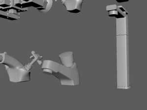 crane collection 3D Model