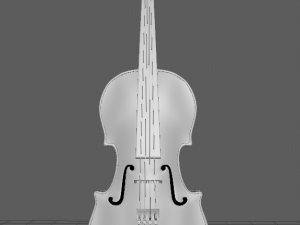 violin 3D Model