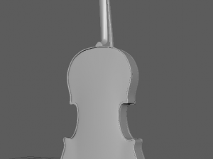 violin 3D 模型