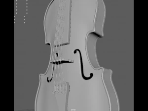 violin 3D Model