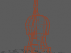 violin 3D 模型