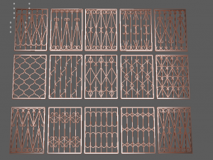 bars on the windows 3D Модель