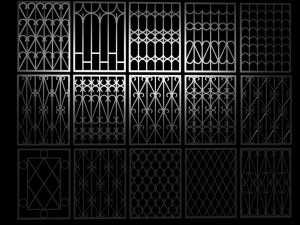 bars on the windows 3D Модель