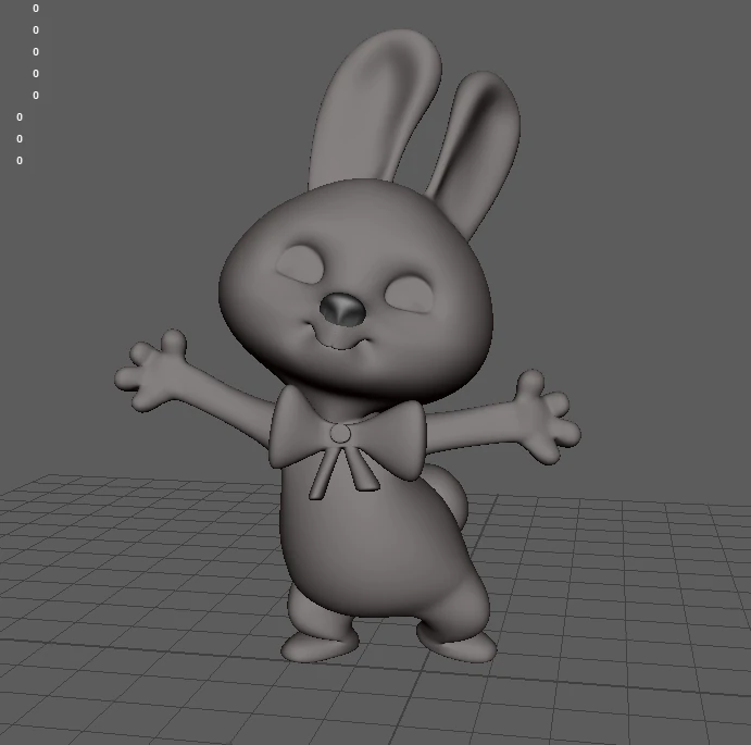 bunny 3D Model .c4d .max .obj .3ds .fbx .stl .blend 