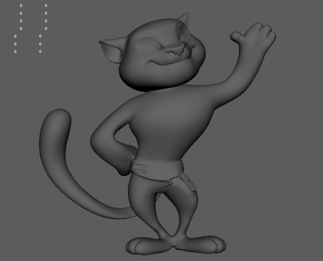 leopard 3D Model .c4d .max .obj .3ds .fbx .stl .blend 