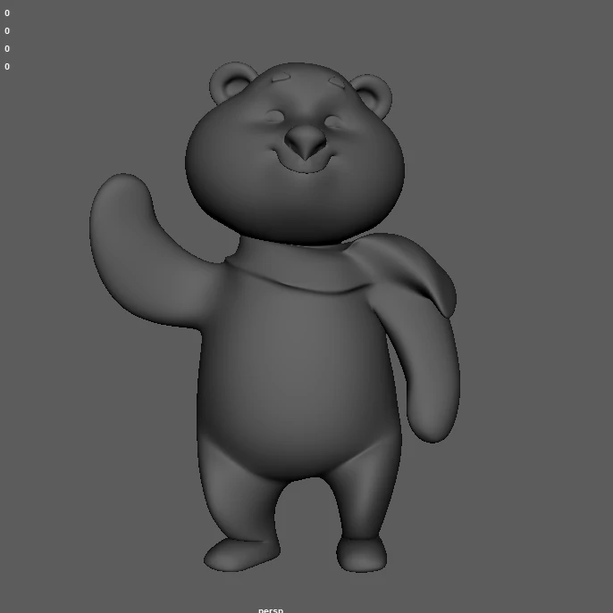 bear 3D Model .c4d .max .obj .3ds .fbx .stl .blend 