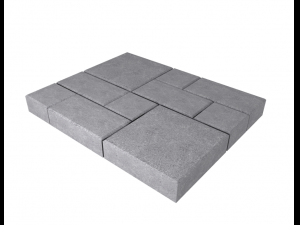 18 pieces of paving slabs for an exterior 3D 模型
