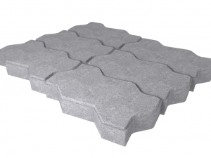 18 pieces of paving slabs for an exterior 3D 模型