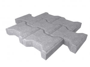 18 pieces of paving slabs for an exterior 3D 模型