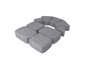 18 pieces of paving slabs for an exterior 3D 模型