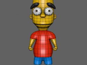bart simpsons Modelo de Impressão 3D