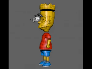bart simpsons 3D Print Model