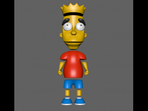 bart simpsons 3D Print Model