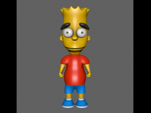 bart simpsons 3D Print Model
