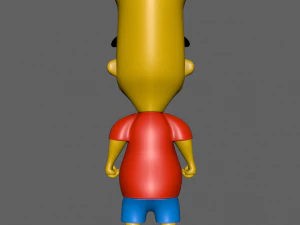 bart simpsons 3D Print Model