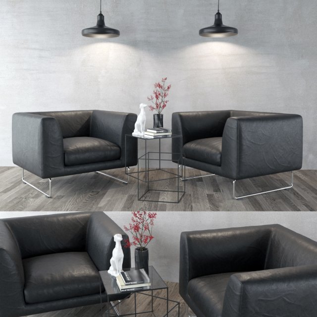 cappellini elan 3D Model .c4d .max .obj .3ds .fbx .stl .blend 