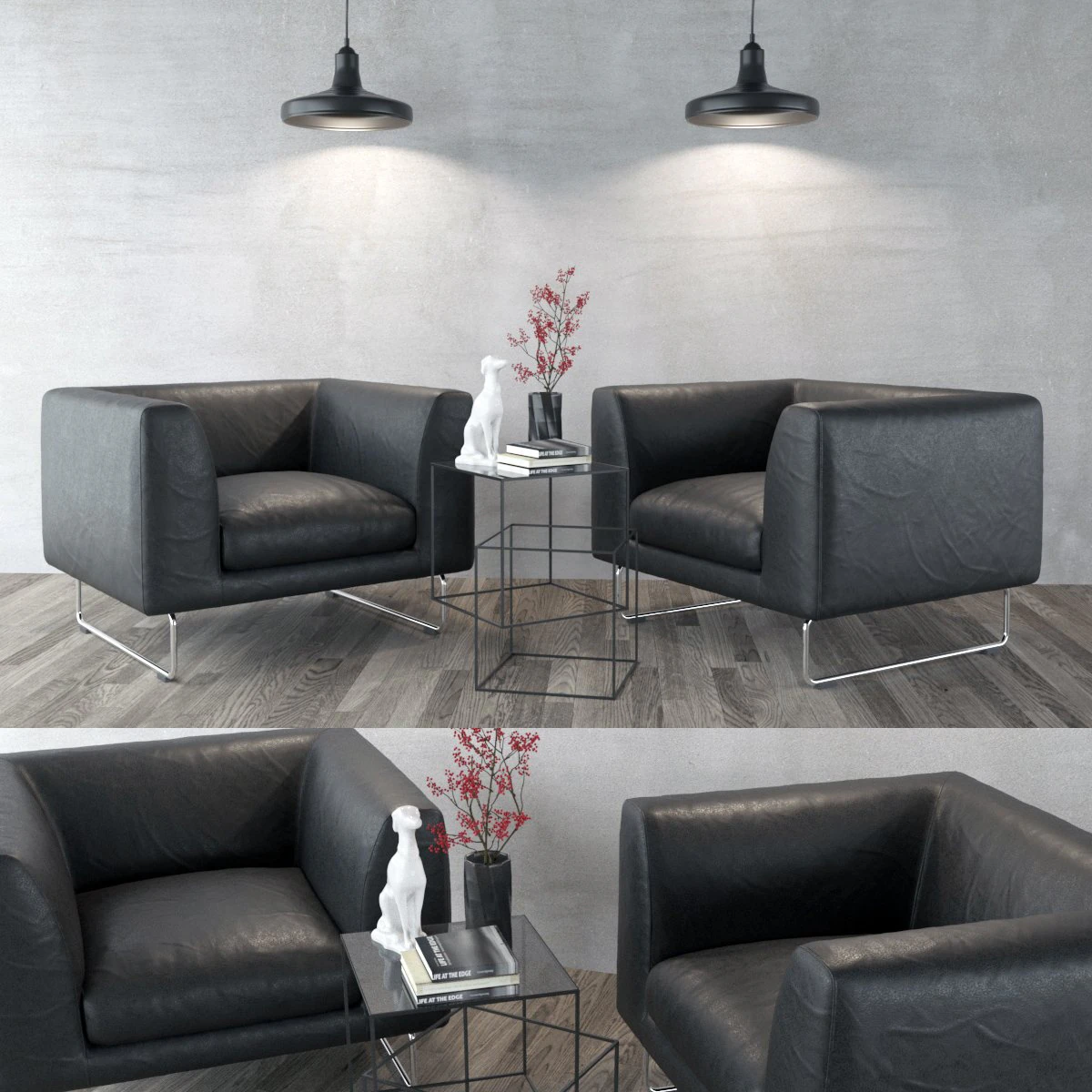 cappellini elan 3D Model .c4d .max .obj .3ds .fbx .stl .blend 