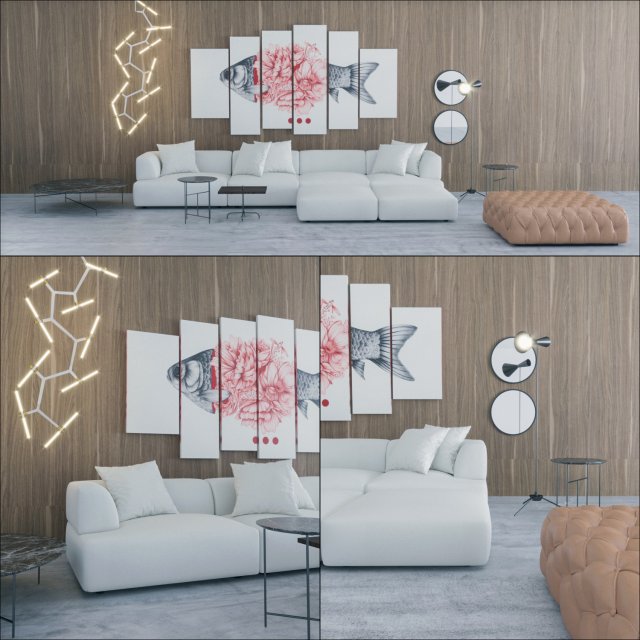 depadova set 1 3D मॉडल .c4d .max .obj .3ds .fbx .stl .blend 