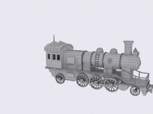 locomotive 3D 모델