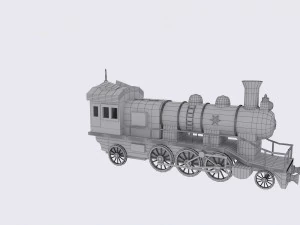 locomotive 3D Model